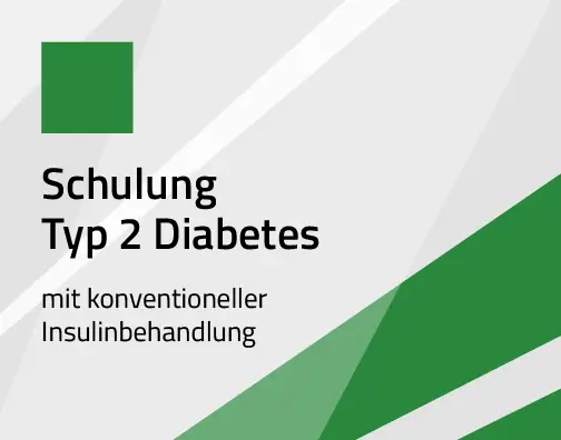 Schulung Typ 2 Diabetes - mit konventioneller Insulinbehandlung