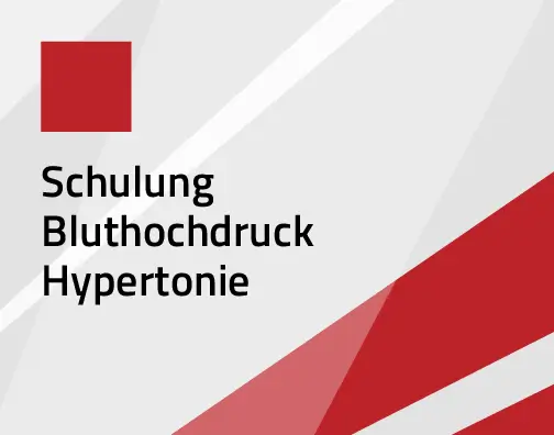 Schulung Blutdruck Hypertonie